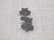 画像2: 水牛角パーツ　星チャーム（横穴貫通） (2)