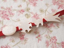 画像5: 小さな帯留め金具 四分紐用