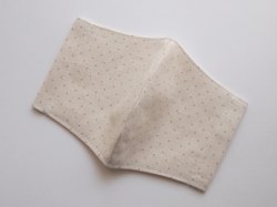 画像2: 立体布マスク　紫ミジンコドット☆インナーマスクにも